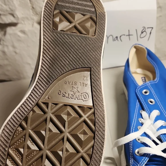Converse Blue and White Sneakers - Picture 2 of 7